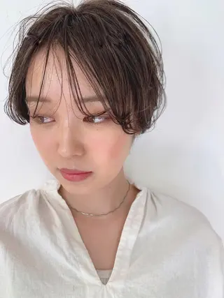 ショート パーマ ショート/ボブ特化 相良 真子のヘアスタイル