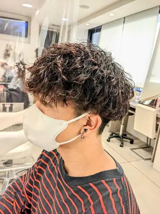 メンズ パーマ 小川 健治✨のヘアスタイル