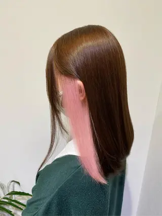セミロング カラー ☾伊左治祐未☾ カットセンター北のヘアスタイル