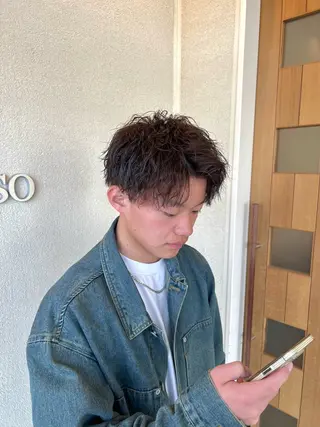 ショート メンズ 吉澤大和 カット/カラーのヘアスタイル