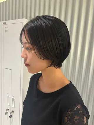 ショート カラー パーマ ヘアアレンジ 押切 響　のヘアスタイル