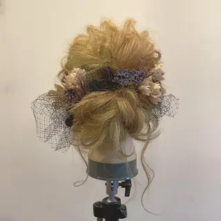 ミディアム 中山 郁恵のヘアスタイル