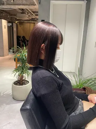 ミディアム カラー CHERIM ❤️‍🔥新家光葉のヘアスタイル