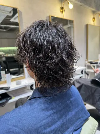 パーマ メンズ 新宿【メンズパーマ】 塩澤太一のヘアスタイル