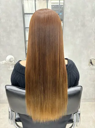 ロング カラー すぐ巻ける縮毛矯正 🍀勝倉　麗のヘアスタイル