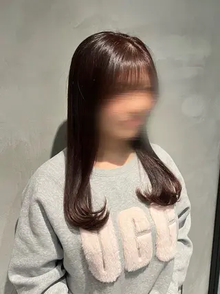 ロング カラー アサノ メグミのヘアスタイル