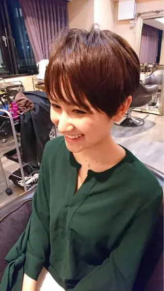 ショート ショートは任せて ミヤザキのヘアスタイル