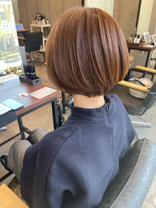 ミディアム 平栗 篤のヘアスタイル