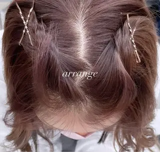 ヘアアレンジ アレンジ/暖色カラー /艶髪/かずな💓のヘアスタイル