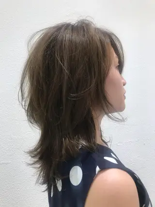 ミディアム カラー 当日予約🆗✂︎ ウエモト タクのヘアスタイル