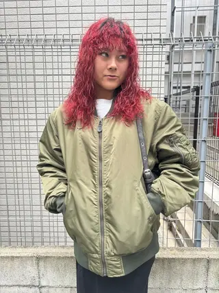 セミロング 大西 柚羽のヘアスタイル