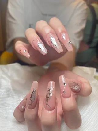 ロング nina beautyのネイルデザイン