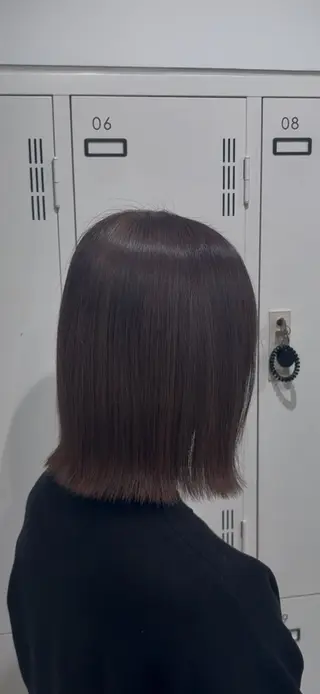ミディアム カラー 縮毛矯正特化🫧✨ ヒュウガのヘアスタイル