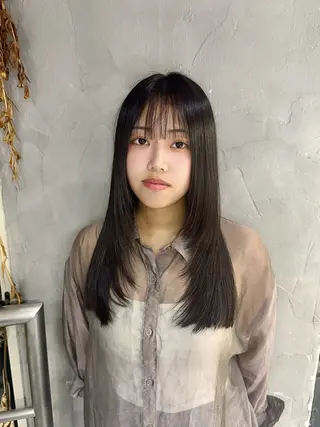 ロング ウルフ レイヤー パーマ🪐MANAのヘアスタイル