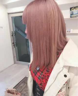 ミディアム yadori tomoyoのヘアスタイル