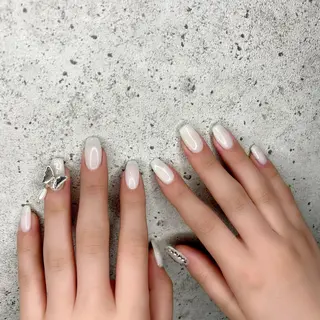 セミロング カラー パーマ ヘアアレンジ メンズ キッズ ネイル マツエク・マツパ Salon Ｋのネイルデザイン