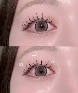 マツエク・マツパ meRK manamiのマツエク・マツパデザイン