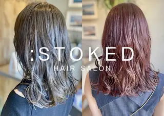 セミロング 相澤 優色☆ 透明感カラー/マツパのマツエク・マツパデザイン