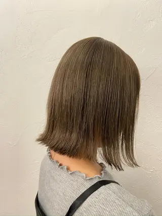 ミディアム カラー 🟩白髪ぼかし/ボブ /ショートヘア/大司のヘアスタイル