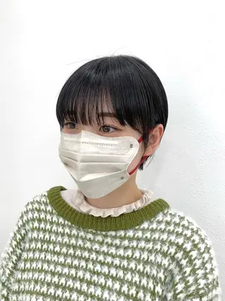 ショート レイヤー ハイトーン 暖色⭐︎KANAKOのヘアスタイル