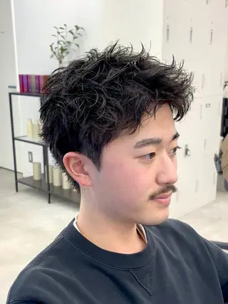 パーマ メンズ 💎メンズ特化🔥 カット/パーマのヘアスタイル
