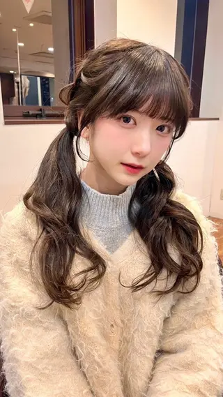 ヘアアレンジ 🍑透明感艶カラー 🍑/momoのヘアスタイル