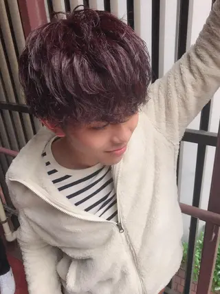 ショート カラー パーマ 【代表】 たき〜のヘアスタイル