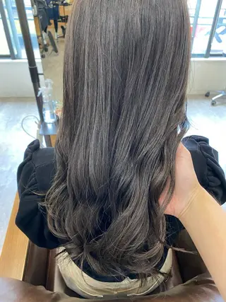 ロング カラー 🟢NEGi🟣 🫧髪質改善のヘアスタイル