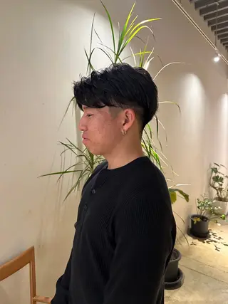 メンズ あゆみ︎︎✮／ 暖色カラー／レイヤーのヘアスタイル