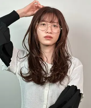 ロング 韓国ヘア🇰🇷 /野元僚太のヘアスタイル