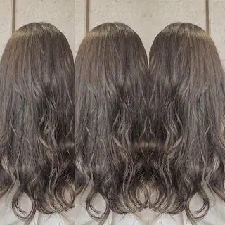 ロング カラー 福森 みずきのヘアスタイル