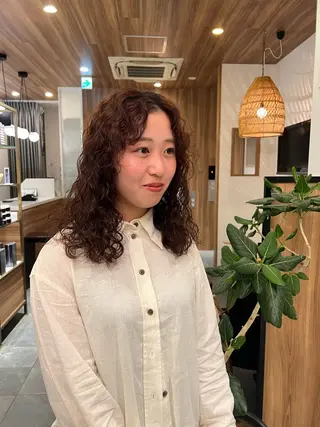 パーマ 岸田 佳祐のヘアスタイル