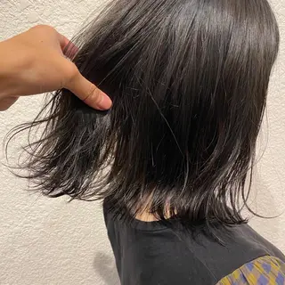 ミディアム ボブ/マンツーマン ミヒラケイタのヘアスタイル