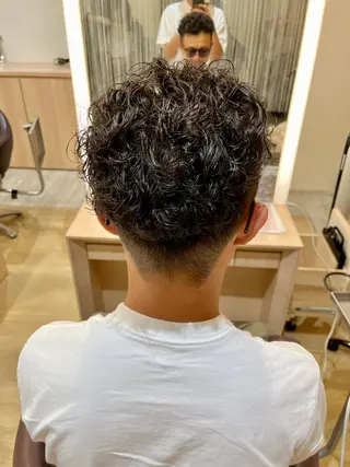 パーマ メンズ メンズカット/パーマ 牛尾丈のヘアスタイル