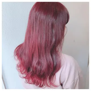 セミロング カラー 似合わせ/ブリーチ カラー.岡田友仁のヘアスタイル