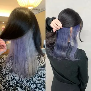 カラー 縮毛矯正🐼暖色 根本侑季のヘアスタイル