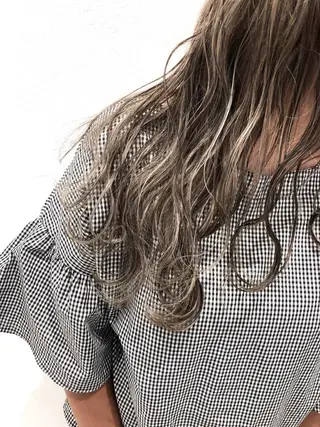 ロング カラー 海外風レイヤーカット 👑店長　平松　由のヘアスタイル