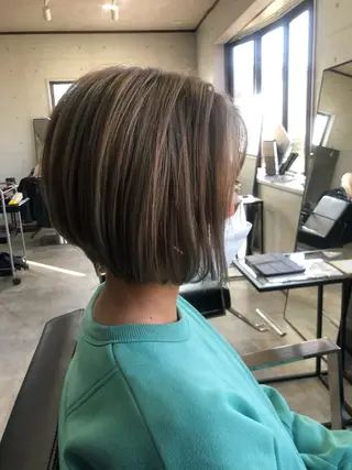 ショート REVE美容室 REVEマツエクのヘアスタイル