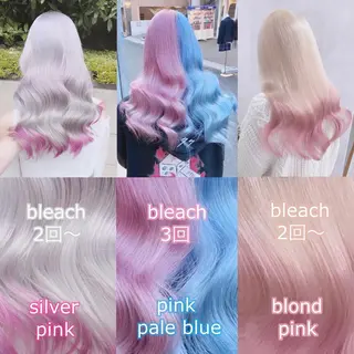 ロング カラー ヘアアレンジ メンズ ブリーチ博士 MASATOのヘアスタイル