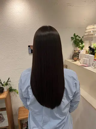 ロング パーマ 栗林 惟のヘアスタイル