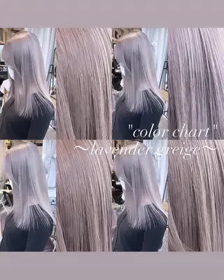 セミロング カラー 💜ハイトーン💛 マジカルかいちゃんのヘアスタイル