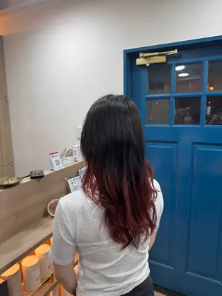 カラー 🌱縮毛矯正/カラー /🌈りつき🌈のヘアスタイル