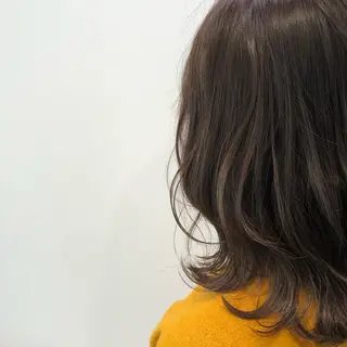 ミディアム 先崎 悠希のヘアスタイル