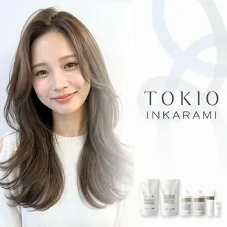 ロング カラー SOURCE京橋🌟 艶カラー/ヘアケアのヘアスタイル