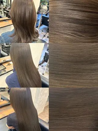 ロング カラー 🫧透明感カラー/ エクステ🫧アサミ️のヘアスタイル