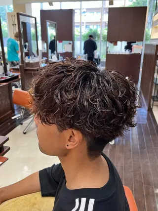 ショート パーマ メンズ 🧊メンズ特化🧊 高木航希のヘアスタイル