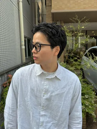 パーマ メンズ 【メンズショート 特化】村斎　伶次のヘアスタイル