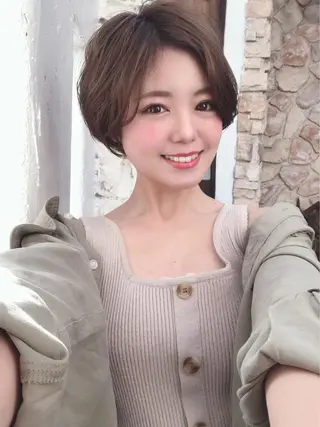 ショート 縮毛矯正/髪質改善 表参道/千田大地のヘアスタイル