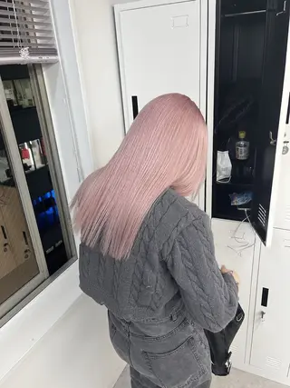 カラー PELE栄/カラー ハイトーン/そうたのヘアスタイル