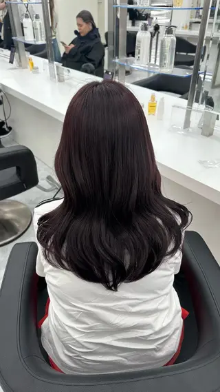 セミロング カラー 似合わせstyle ❤︎misaki❤︎のヘアスタイル